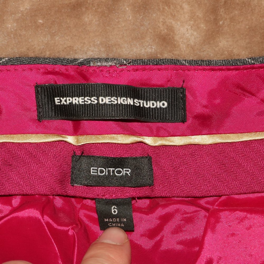 Express Design Studio Editor Trouser Suit Pants -… - image 7